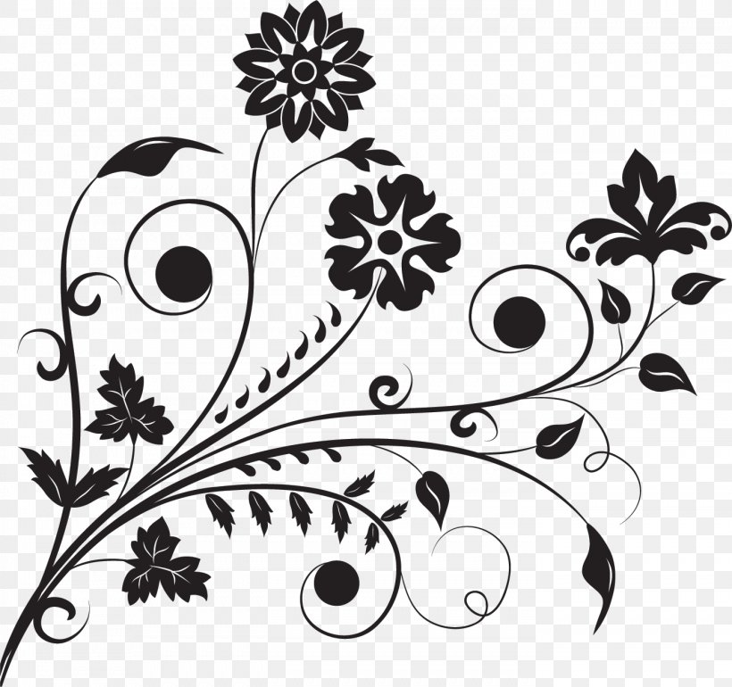 Clip Art Design Floral Bouquets, PNG, 1394x1310px, Art, Black And White, Branch, Decorative Arts, Drawing Download Free