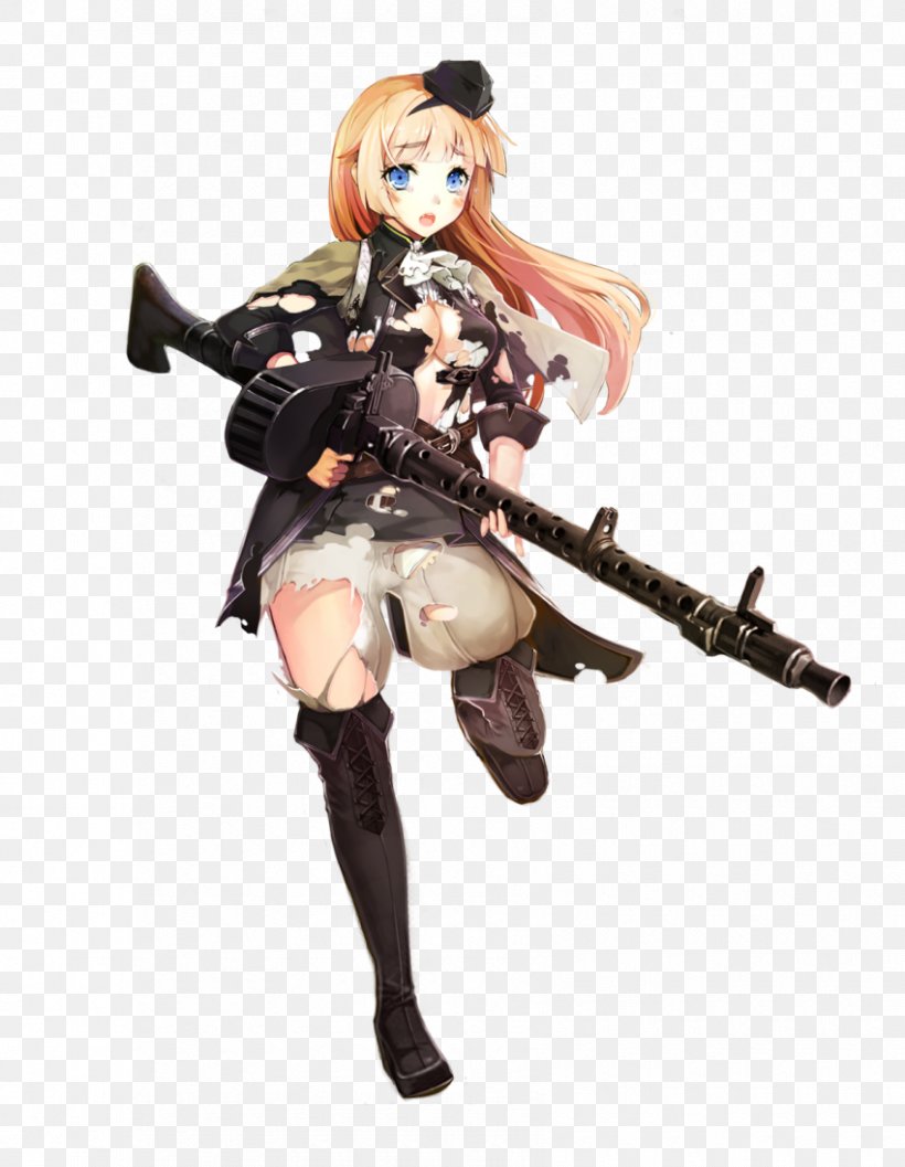 Girls' Frontline MG 34 MG 42 Machine Gun Rheinmetall MG 3, PNG, 850x1096px, Mg 34, Action Figure, Costume, Fg 42, Figurine Download Free