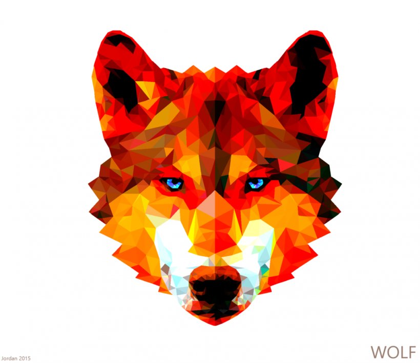 T-shirt Gray Wolf Low Poly Art, PNG, 1024x886px, Tshirt, Art, Carnivoran, Deviantart, Dog Like Mammal Download Free