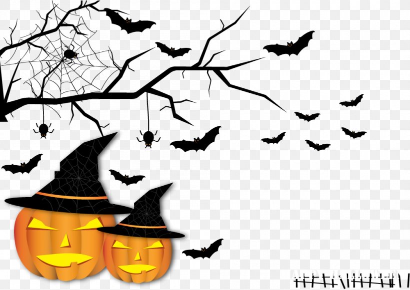 Halloween Bat Pumpkin Clip Art, PNG, 1000x709px, Halloween, Bat, Branch, Cdr, Disguise Download Free