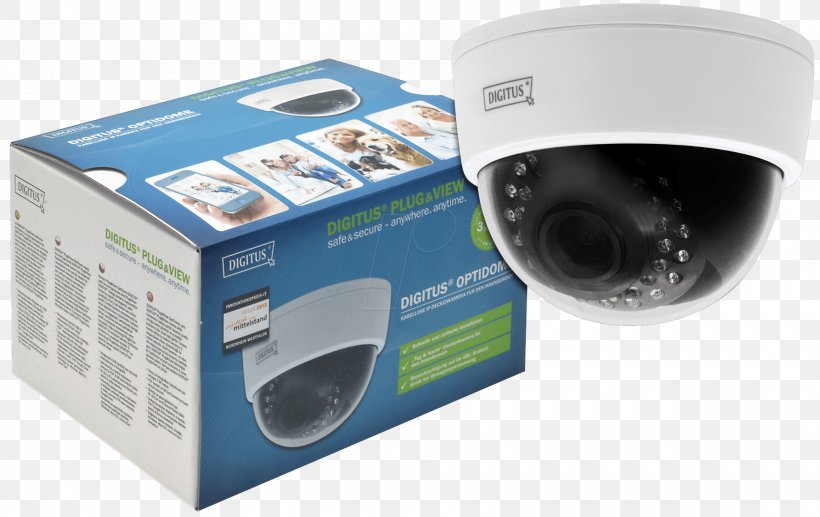 IP Camera ASSMANN Electronic Plug&View OptiDome IP Security Camera Indoor Dome White Closed-circuit Television 1080p, PNG, 1940x1224px, Ip Camera, Camera, Camera Lens, Cameras Optics, Closedcircuit Television Download Free