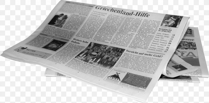 Newspaper Clip Art, PNG, 2087x1031px, Newspaper, Black And White, Book, Document, Newsprint Download Free