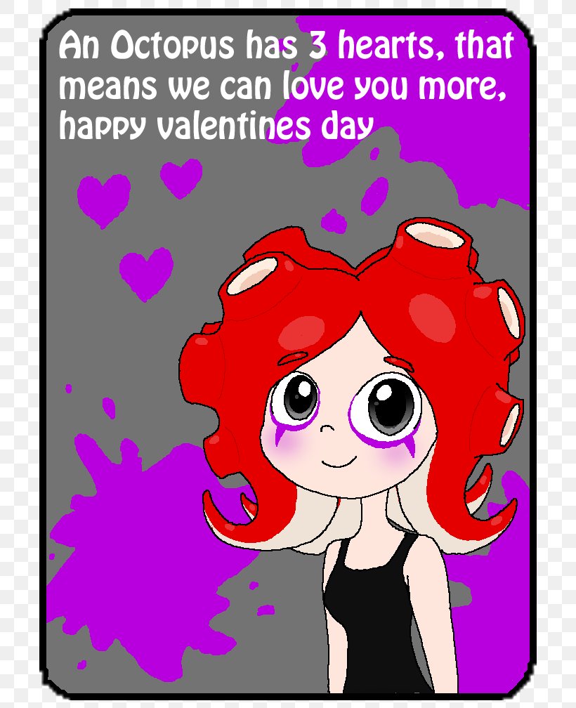 Splatoon 2 Valentine's Day Nintendo, PNG, 792x1008px, Watercolor, Cartoon, Flower, Frame, Heart Download Free