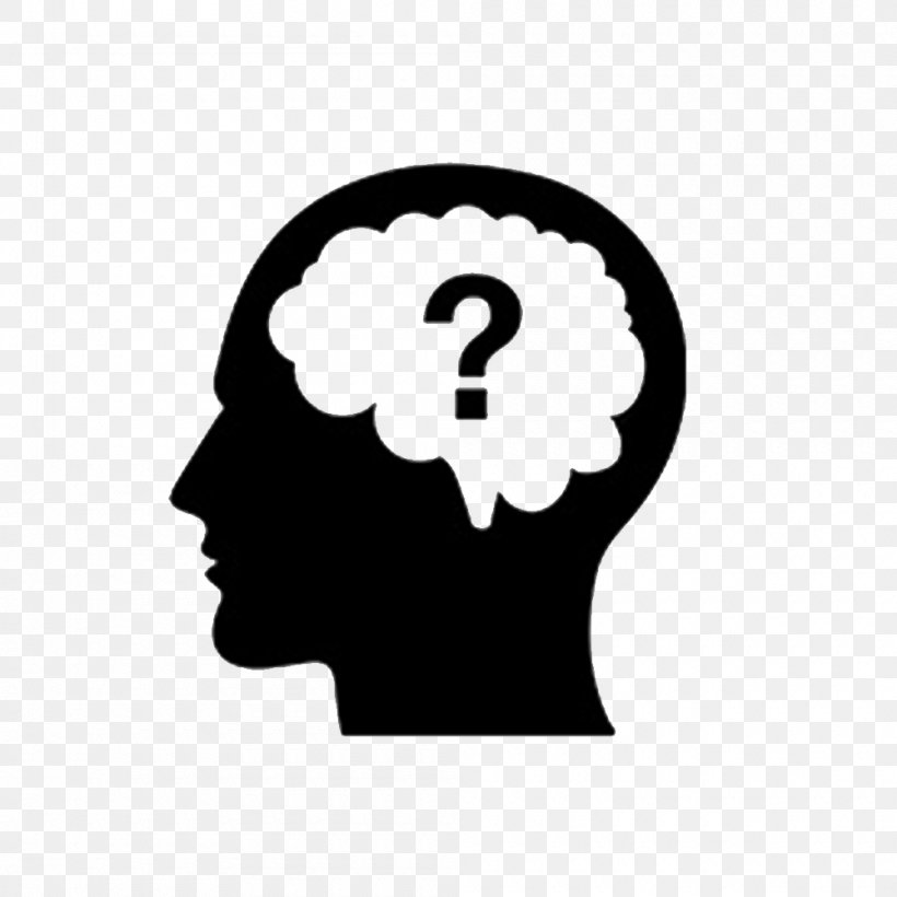 Thought Question Brain Icon, PNG, 1000x1000px, Thought, Brain, Cognitive Training, Education, Head Download Free
