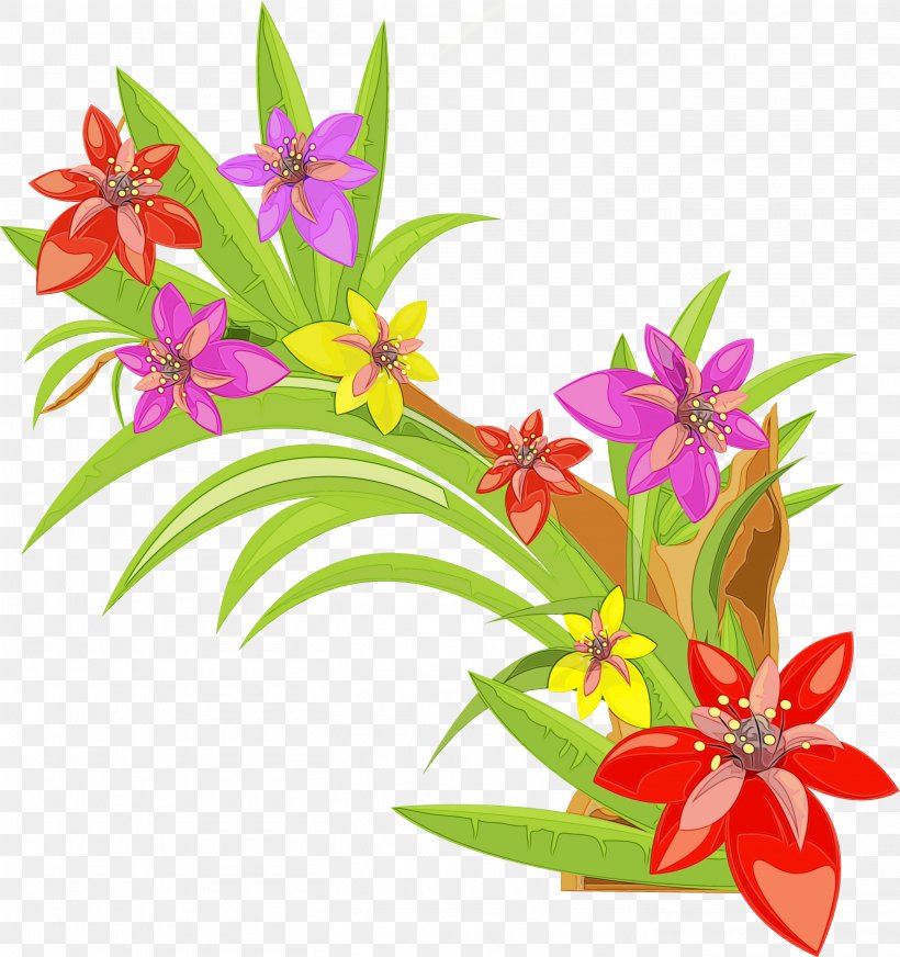 Lily Flower Cartoon, PNG, 2821x3000px, Watercolor, Cattleya, Cattleya Orchids, Cut Flowers, Drawing Download Free