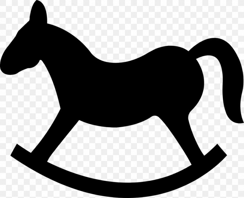 Rocking Horse Pony Toy Clip Art, PNG, 889x720px, Horse, Art, Black, Black And White, Child Download Free