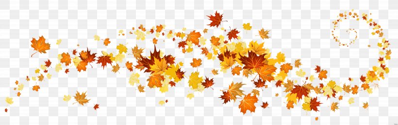 Autumn Leaf Color Clip Art, PNG, 7561x2383px, Watercolor, Cartoon, Flower, Frame, Heart Download Free
