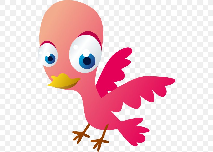 Bird Sticker, PNG, 530x584px, Bird, Art, Beak, Cartoon, Chicken Download Free