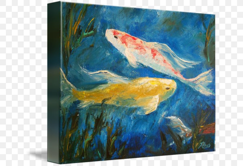 Butterfly Koi Painting Koi Pond, PNG, 650x560px, Koi, Acrylic Paint, Animal, Art, Artwork Download Free