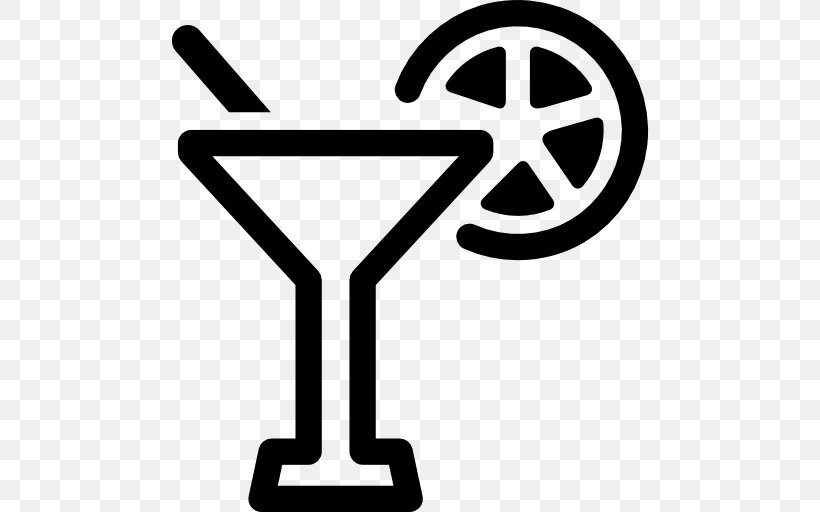 Cocktail, PNG, 512x512px, Cocktail, Alcoholic Drink, Area, Black And White, Cocktail Glass Download Free