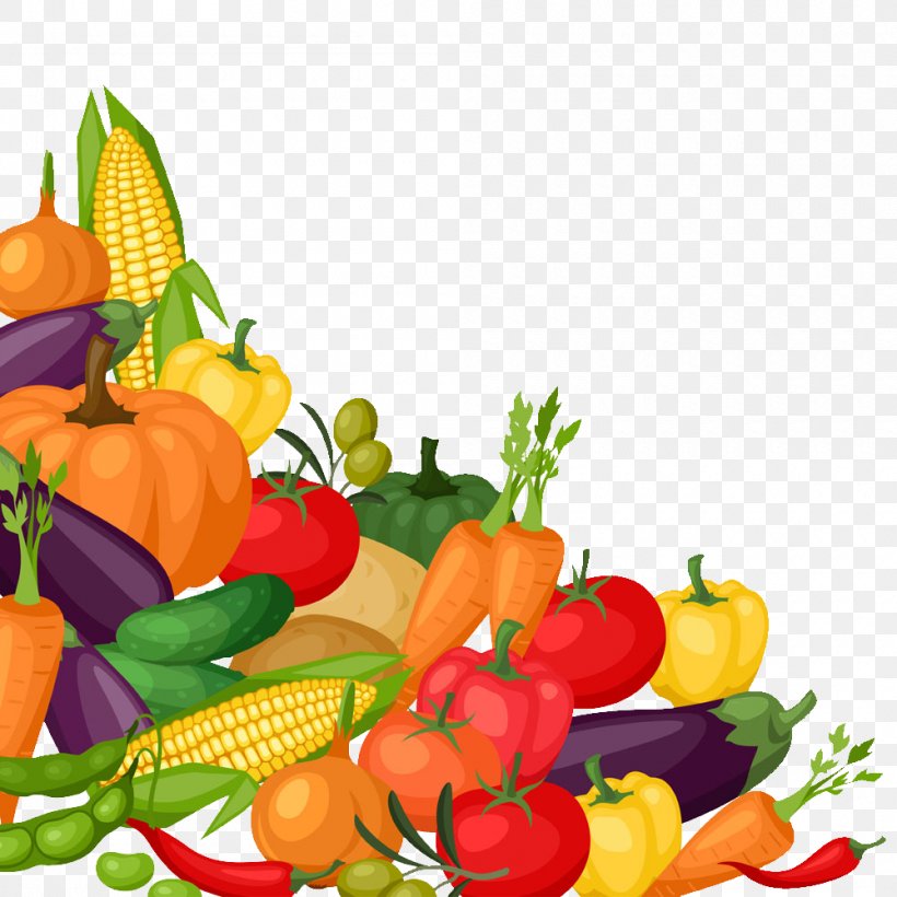 Organic Food Vegetable Tomato Illustration, PNG, 1000x1000px, Organic Food, Bell Pepper, Bell Peppers And Chili Peppers, Chili Pepper, Cucumber Download Free