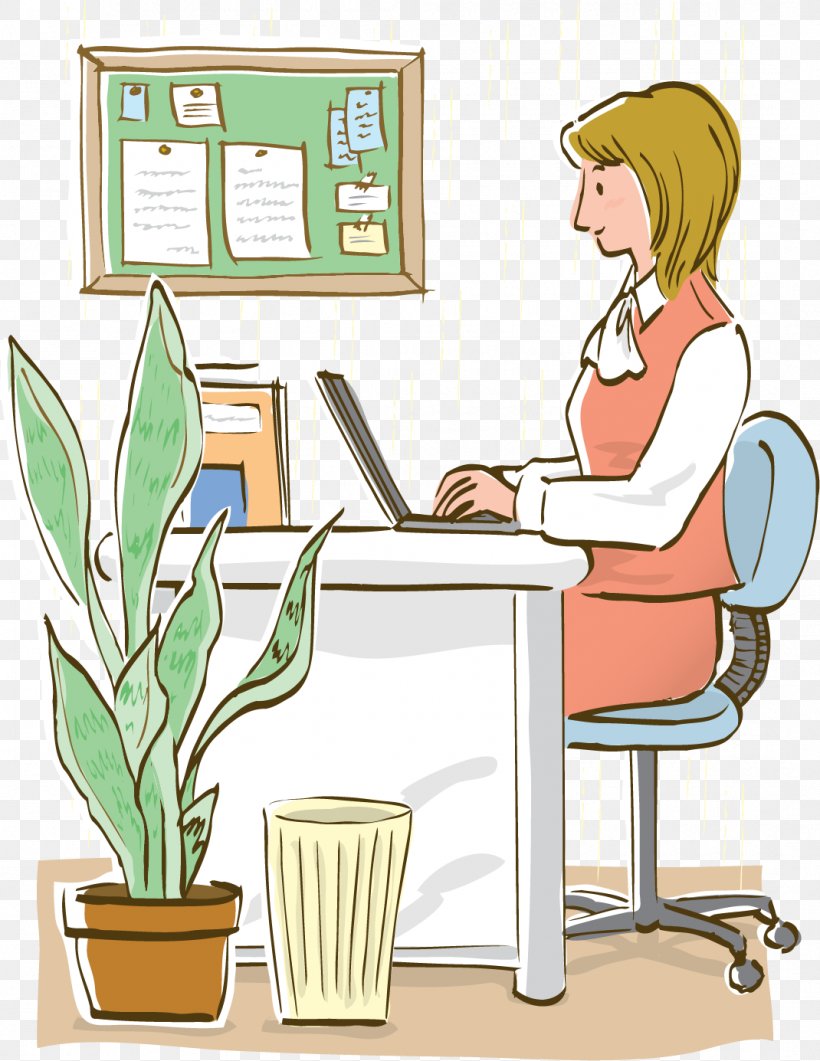 Stock Illustration Clip Art, PNG, 1070x1385px, Stock Footage, Cartoon, Chair, Communication, Desk Download Free