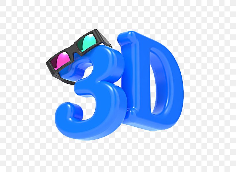 Anaglyph 3D Photography Royalty-free 3D Film Illustration, PNG, 600x600px, 3d Film, Anaglyph 3d, Aqua, Azure, Blue Download Free