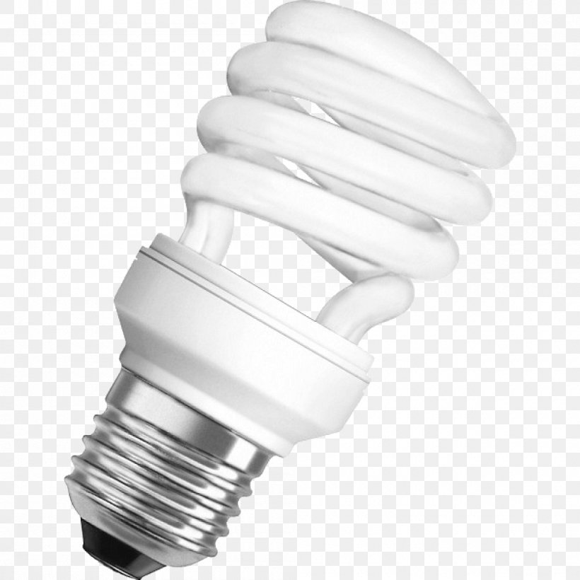 Incandescent Light Bulb Compact Fluorescent Lamp Edison Screw, PNG, 1000x1000px, Light, Bipin Lamp Base, Compact Fluorescent Lamp, Edison Screw, Energy Saving Lamp Download Free