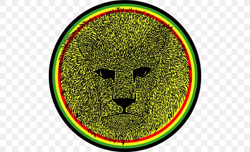 Lion Of Judah Rastafari Sticker Wall Decal, PNG, 500x500px, Lion, Bob Marley, Die Cutting, Judah, Lion Of Judah Download Free