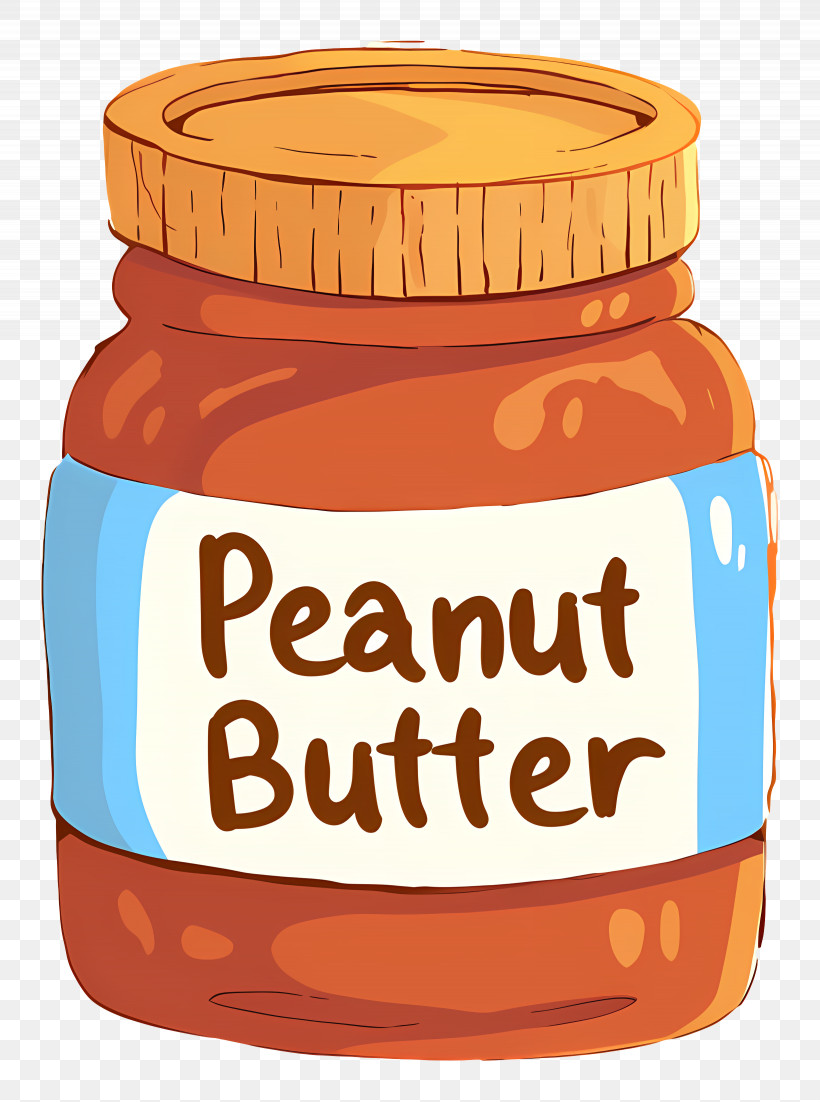 Peanut Butter - Peanut Butter Jar Illustration PNG