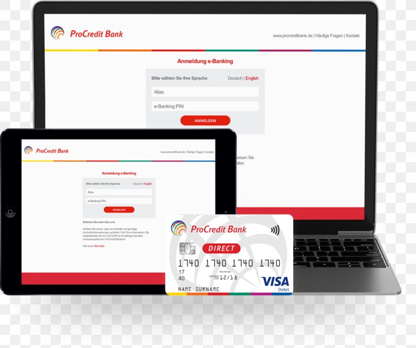 ProCredit Direct Bank Online Banking HDFC Bank, PNG, 1128x945px, Procredit, Bank, Brand, Business, Communication Download Free