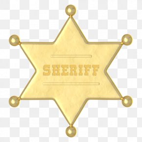 Sheriff - American Frontier Sheriff Cowboy Sticker Western United States PNG