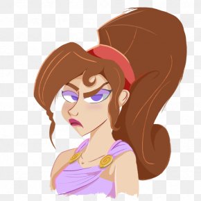 Hair - Brown Hair Ear Forehead Human Hair Color PNG