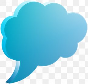 Speech - Speech Balloon Blue Text Clip Art PNG