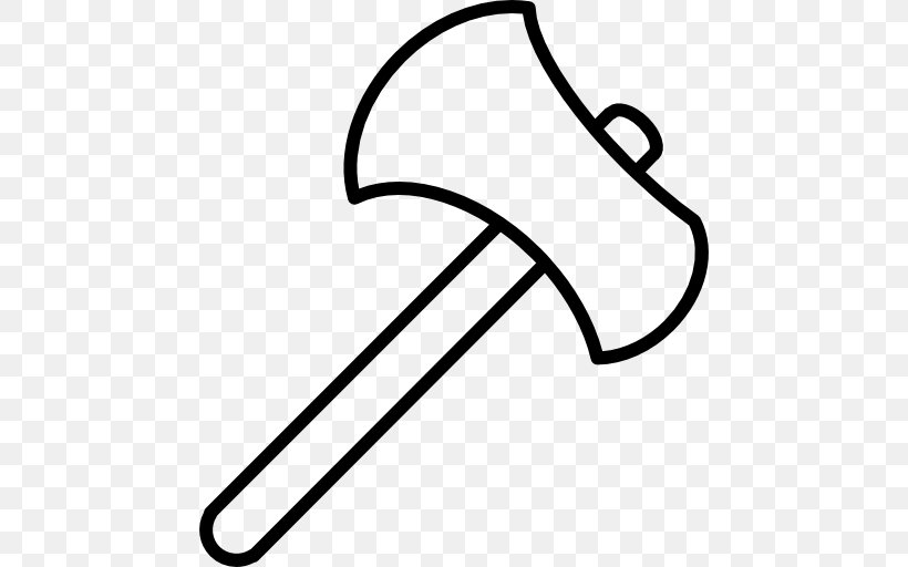 Axe Tool Clip Art, PNG, 512x512px, Axe, Battle Axe, Black, Black And White, Line Art Download Free