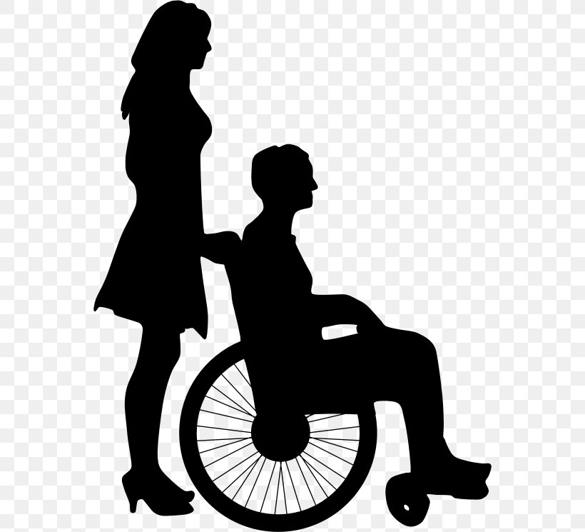 Wheelchair Disability Silhouette Clip Art, PNG, 558x745px, Wheelchair, Accessibility, Artwork, Black, Black And White Download Free