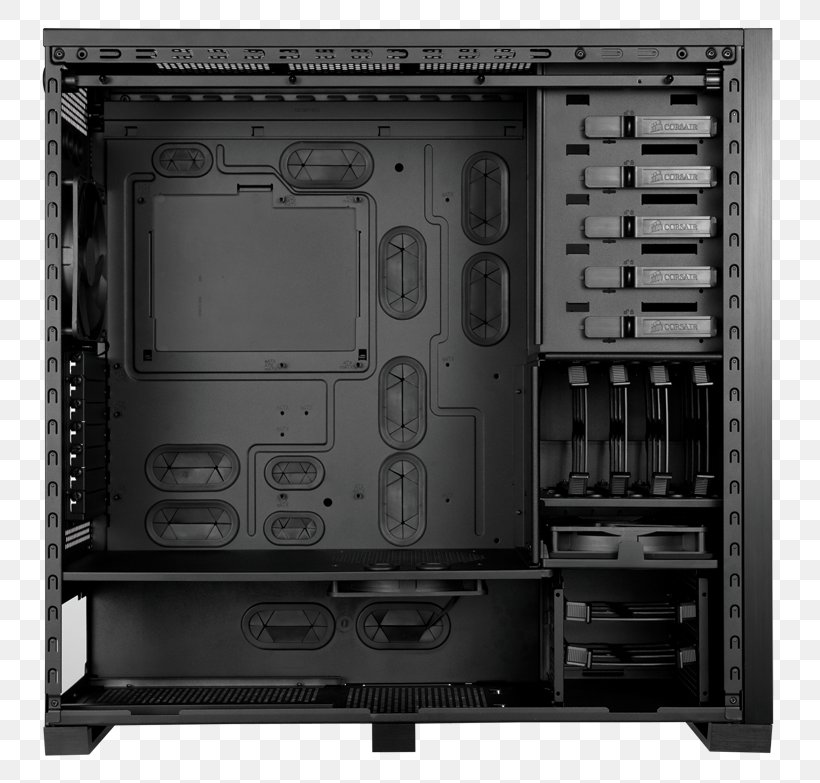 Computer Cases & Housings ATX Multimedia Electronics, PNG, 800x783px, Computer Cases Housings, Atx, Black, Black And White, Black M Download Free