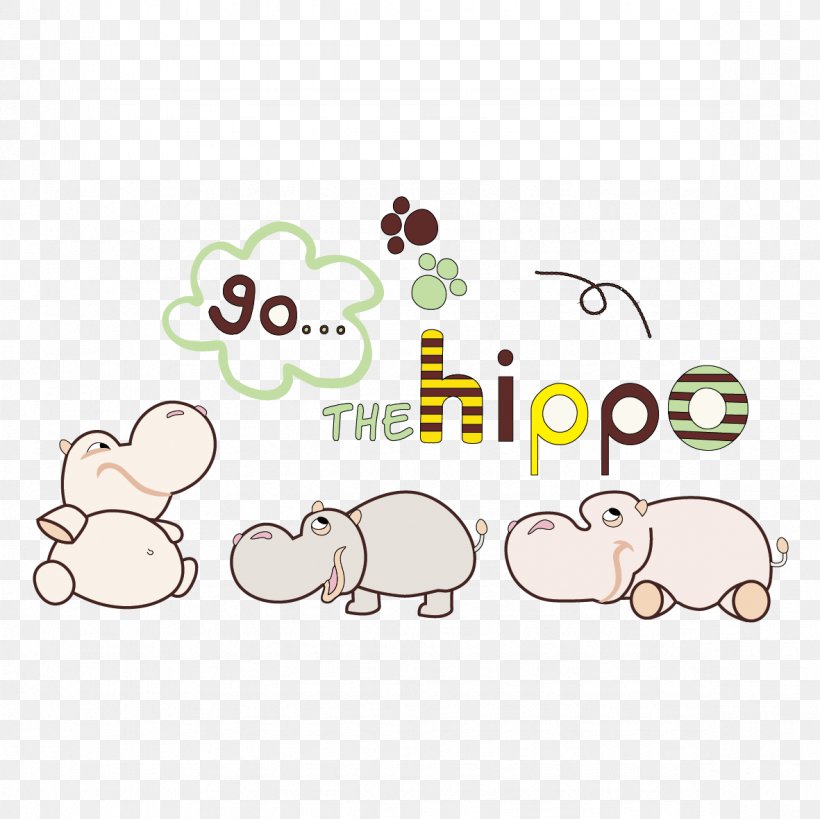 Hippopotamus Cartoon Cuteness, PNG, 1181x1181px, Hippopotamus, Area, Carnivoran, Cartoon, Cuteness Download Free