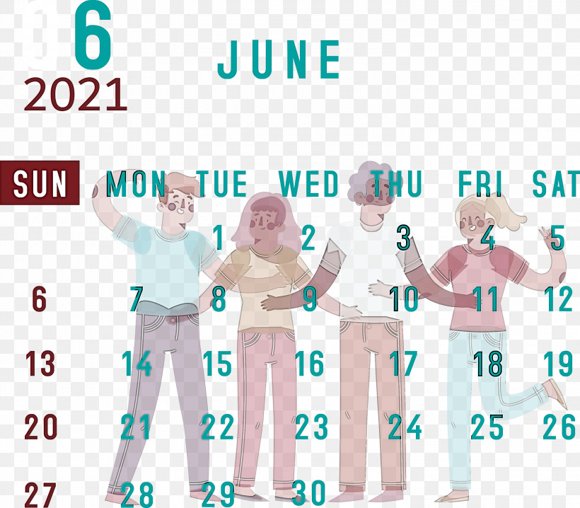 June 2021 Calendar 2021 Calendar June 2021 Printable Calendar, PNG, 3000x2627px, 2021 Calendar, Diagram, Human, Joint, June 2021 Printable Calendar Download Free