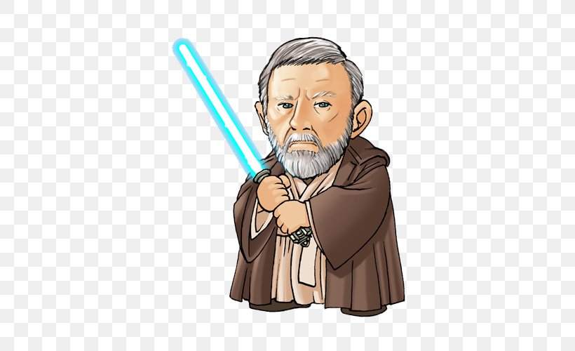 Obi-Wan Kenobi Star Wars: The Clone Wars Anakin Skywalker Drawing, PNG, 500x500px, Watercolor, Cartoon, Flower, Frame, Heart Download Free