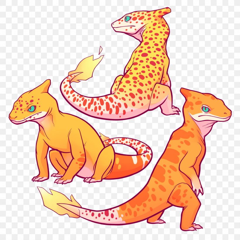 Charmander Charmeleon Common Leopard Gecko, PNG, 1280x1280px, Charmander, Animal Figure, Art, Cartoon, Cat Download Free