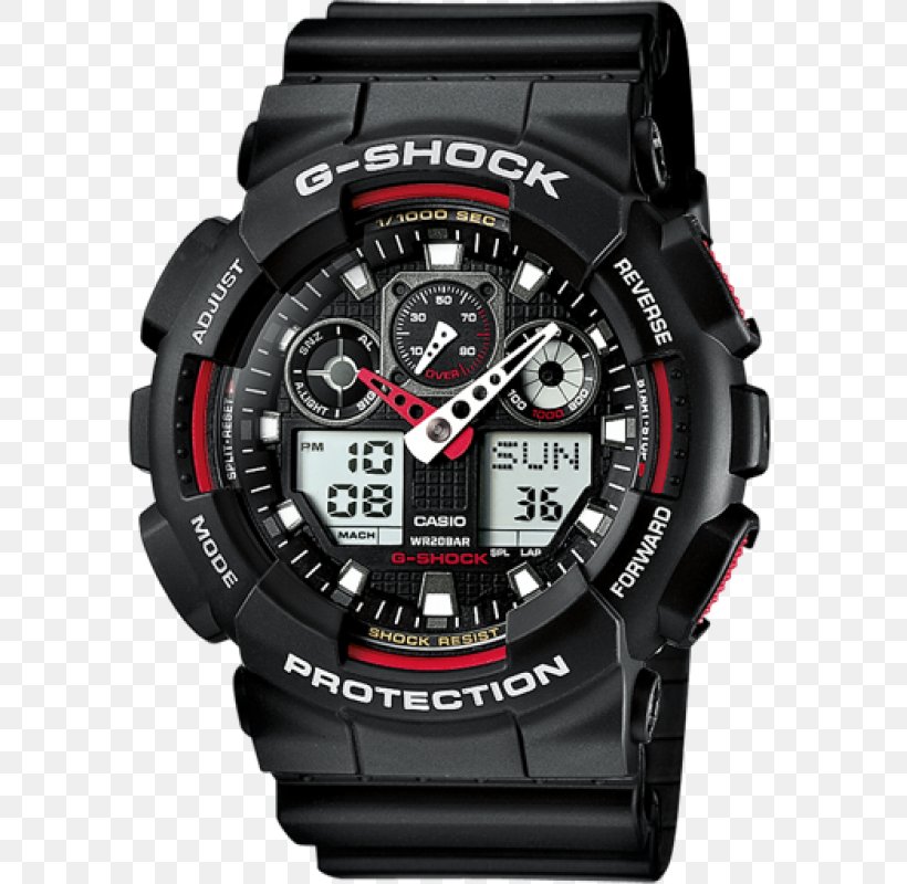 G-Shock GA100 Casio Shock-resistant Watch, PNG, 800x800px, Gshock, Brand, Casio, Chronograph, Fashion Download Free