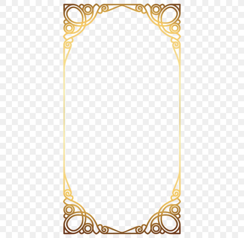 Jewellery Gold Icon, PNG, 404x800px, Jewellery, Area, Border, Gold, Handmade Jewelry Download Free