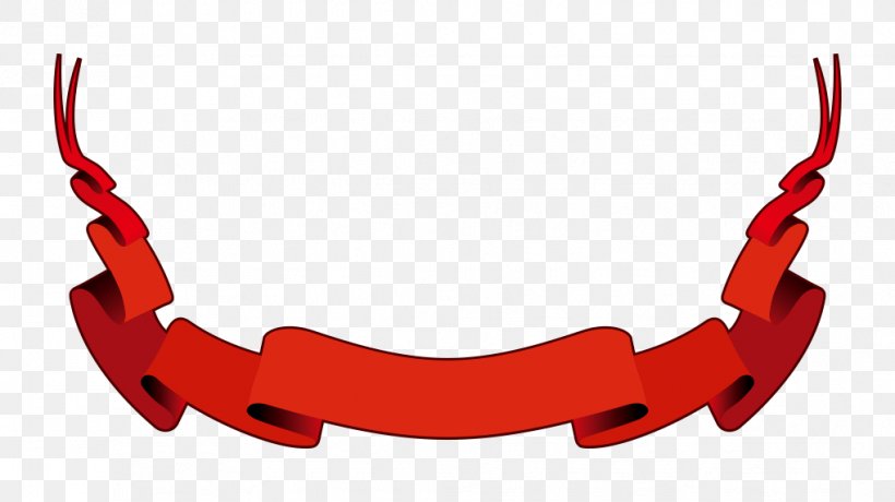Red Ribbon, PNG, 1019x572px, Ribbon, Decorative Box, Fashion Accessory, Jaw, Red Download Free