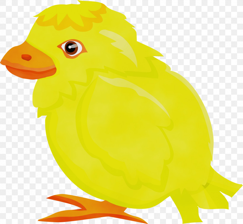 Bird Yellow Beak Ducks, Geese And Swans Chicken, PNG, 3000x2770px, Baby Chicken, Animal Figure, Bath Toy, Beak, Bird Download Free