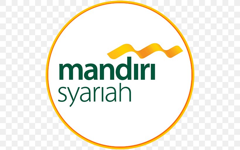 Logo Brand Bank Syariah Mandiri Font Bank Mandiri, PNG, 512x512px, Logo, Area, Bank Mandiri, Brand, Text Download Free