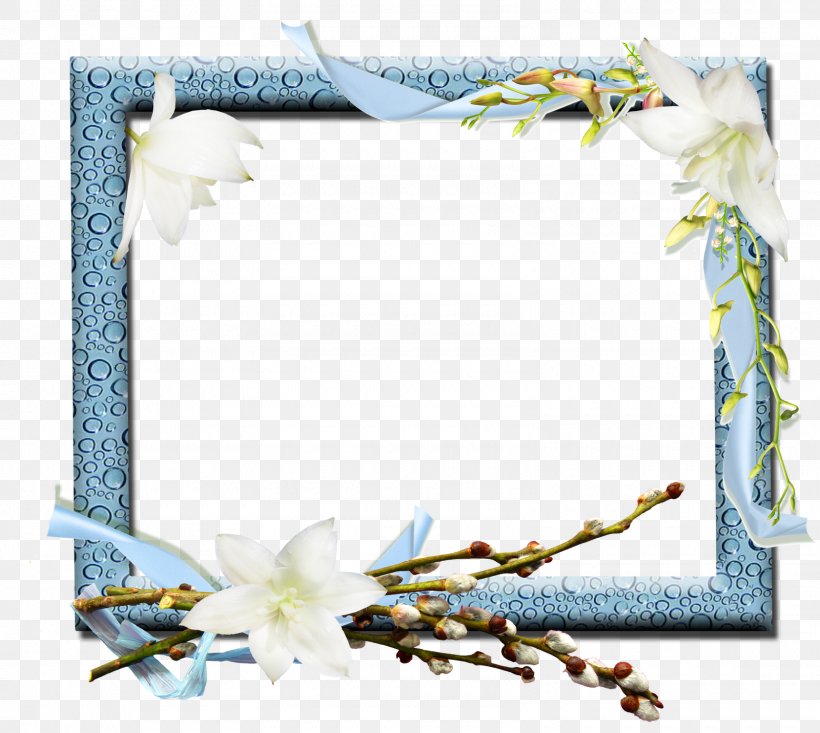 Picture Frames, PNG, 1600x1432px, Frame, Blue, Border, Branch, Cut Flowers Download Free