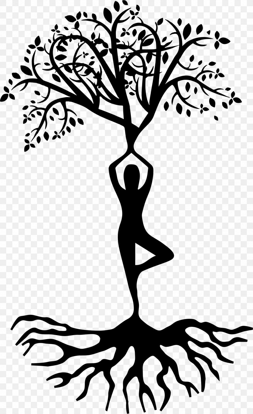 Vriksasana Yoga Tree Yoga Tree, PNG, 1402x2290px, Vriksasana, Artwork, Asana, Black And White, Branch Download Free