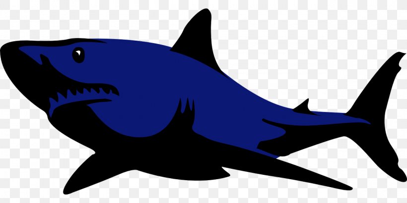Blue Shark Clip Art, PNG, 1280x640px, Shark, Animation, Blue Shark, Cartilaginous Fish, Fish Download Free