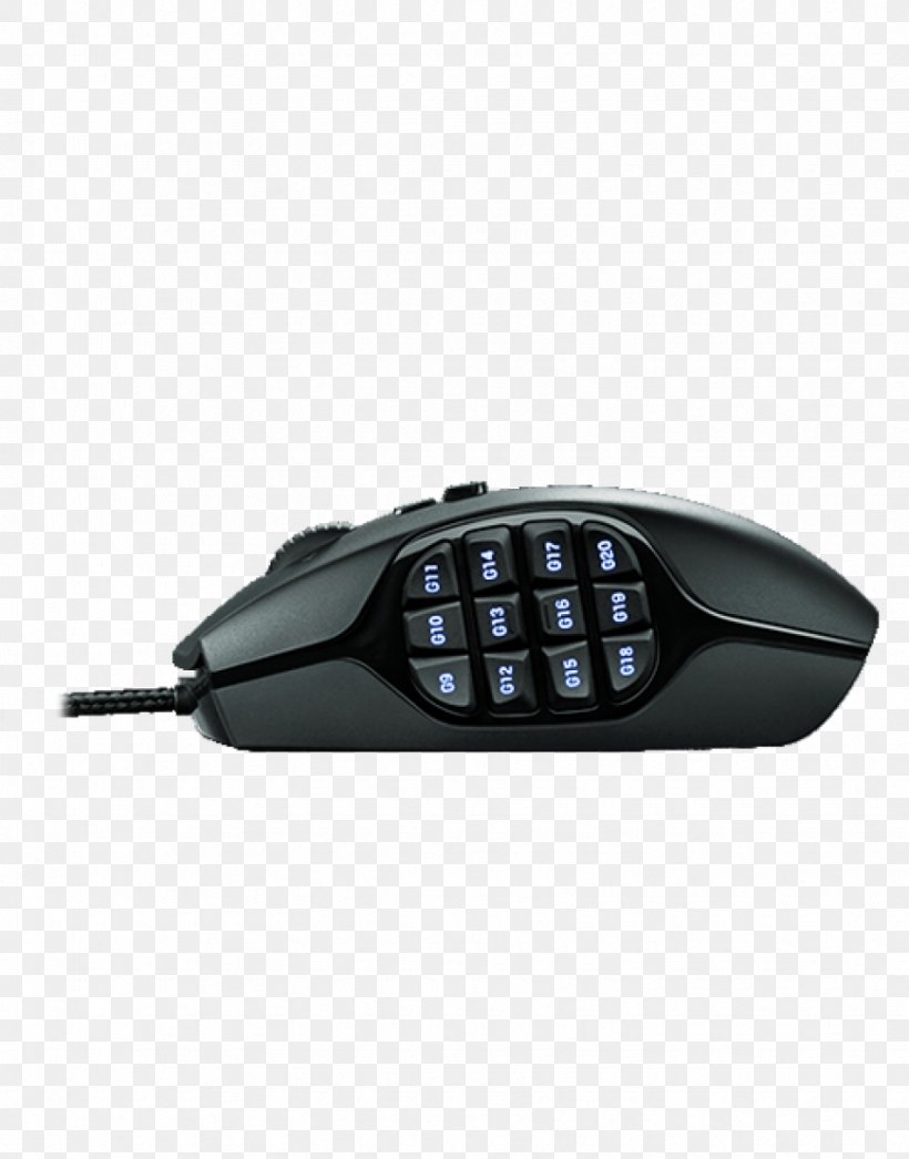 Computer Mouse Logitech G600 Laser Mouse Video Game, PNG, 870x1110px, Computer Mouse, Computer Component, Dots Per Inch, Electronic Device, Input Device Download Free