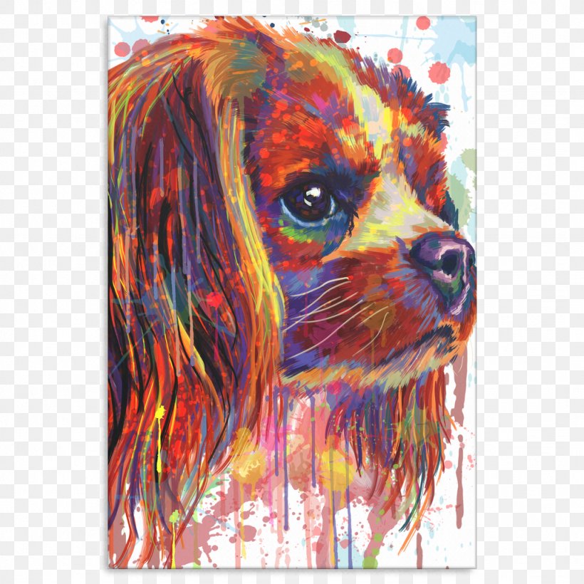 Dog Modern Art Acrylic Paint Painting, PNG, 1024x1024px, Dog, Acrylic Paint, Acrylic Resin, Art, Carnivoran Download Free