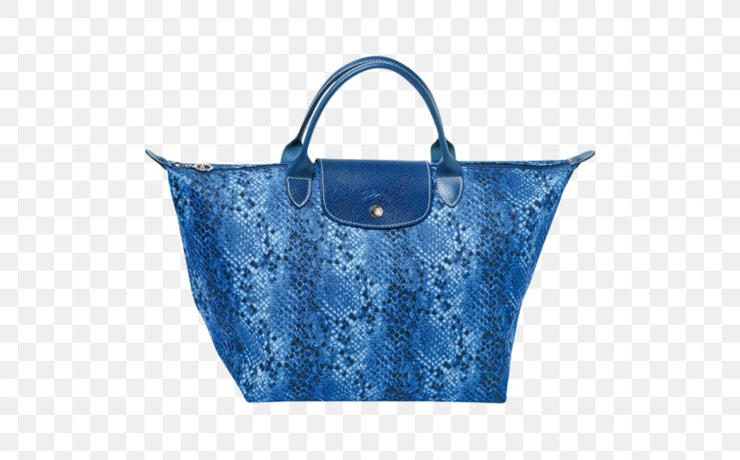 Tote Bag Blue Handbag Longchamp Pliage, PNG, 510x510px, Tote Bag, Bag, Blue, Boutique, Cobalt Blue Download Free