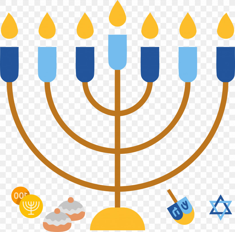 Hanukkah Candle Happy Hanukkah, PNG, 2976x2939px, Hanukkah Candle, Candle Holder, Hanukkah, Happy Hanukkah, Line Download Free