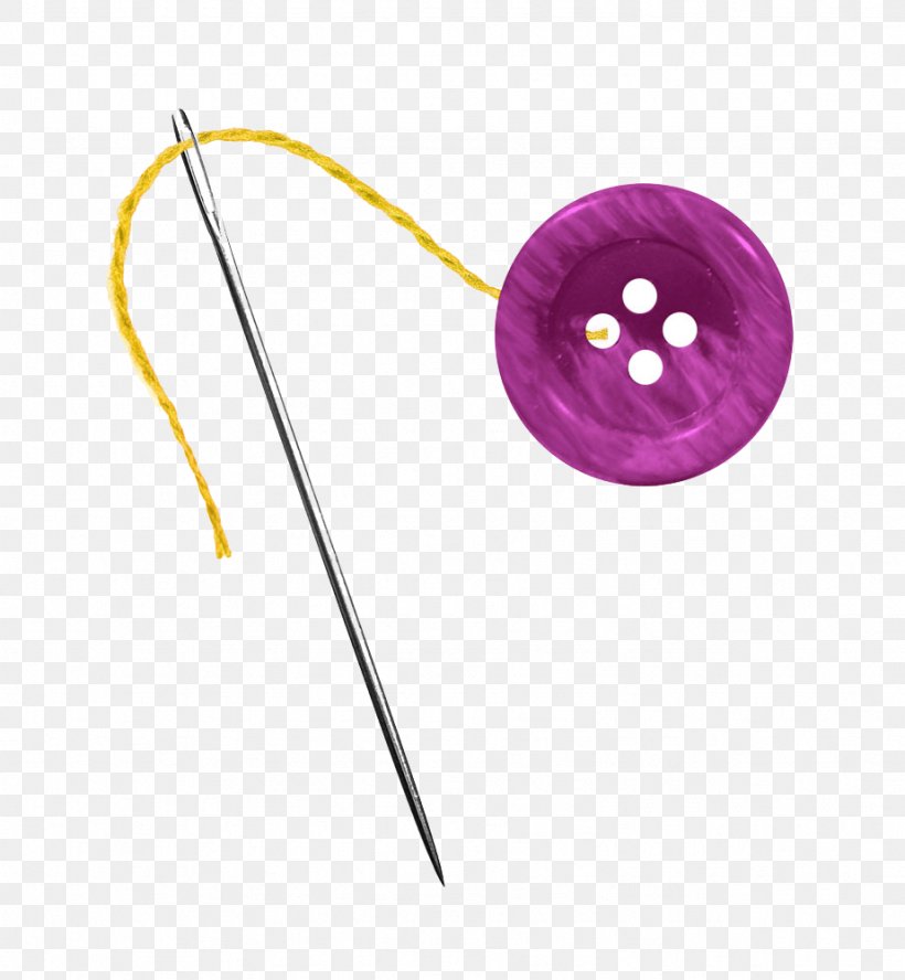 Sewing Needle Button Clip Art, PNG, 923x1000px, Sewing Needle, Button, Magenta, Material, Photography Download Free