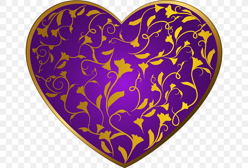 Purple Heart Clip Art, PNG, 650x557px, Watercolor, Cartoon, Flower, Frame, Heart Download Free