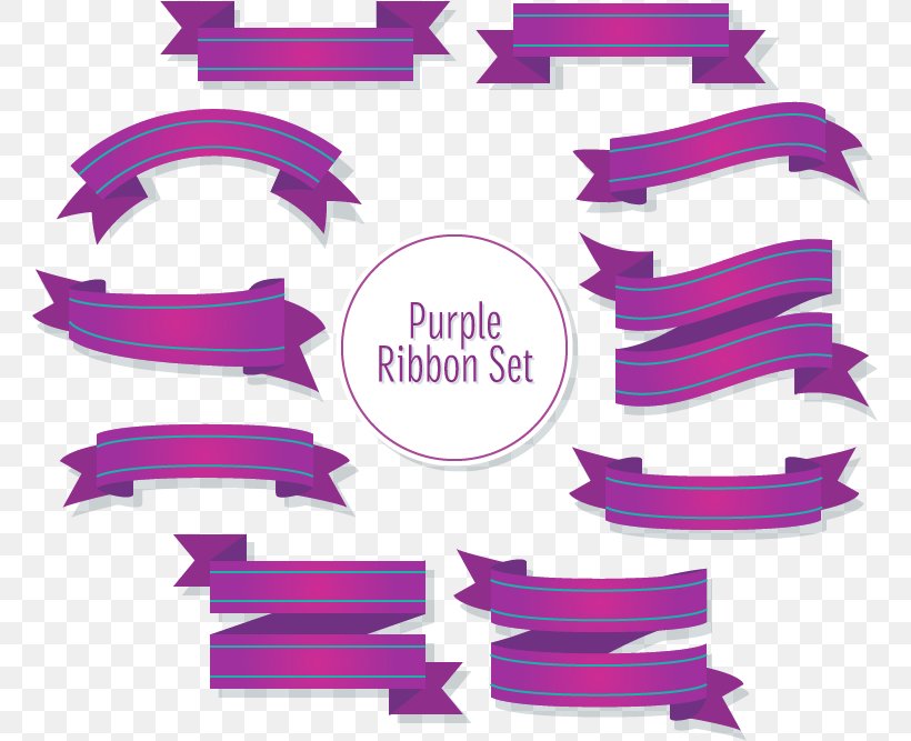 Purple Ribbon Design Vector Material, PNG, 761x667px, Paper, Brand, Clip Art, Infographic, Magenta Download Free
