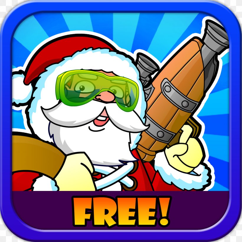 Santa Claus Clumsy Ninja App Store App Annie, PNG, 1024x1024px, Santa Claus, App Annie, App Store, Area, Christmas Download Free