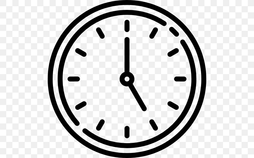 Alarm Clocks Pendulum Clock, PNG, 512x512px, Clock, Alarm Clocks, Area, Black And White, Flat Design Download Free