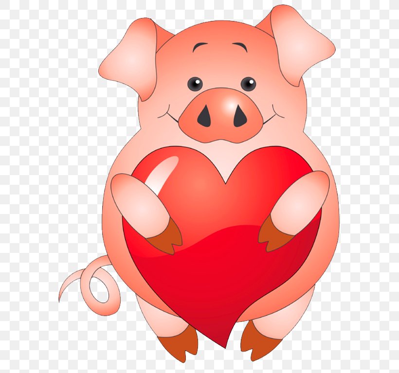 Domestic Pig Valentine's Day Vector Graphics Portable Network Graphics, PNG, 600x767px, Pig, Cartoon, Daddy Pig, Domestic Pig, Drawing Download Free