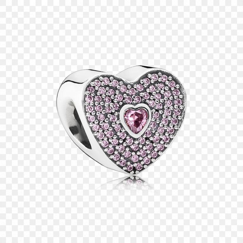 Earring Pandora Charm Bracelet Valentine's Day Cubic Zirconia, PNG, 1000x1000px, Earring, Bead, Bling Bling, Body Jewelry, Bracelet Download Free